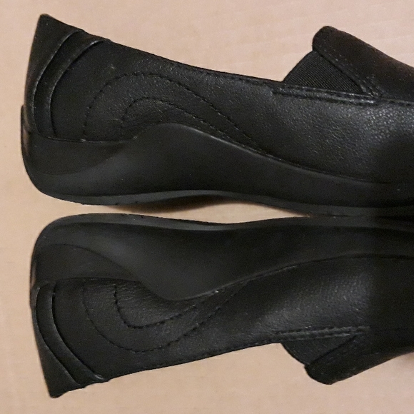 Life Stride Simply Comfort Loafers Size 6.5 Flats Black Genuine Leather NWOT - Picture 10 of 15